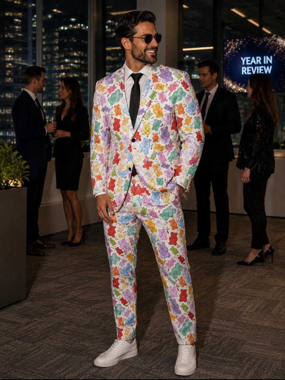 GUMMY BEARS MEN'S PARTY COSTUMES-THEME PARTY SUIT SET-BLAZER PANTS